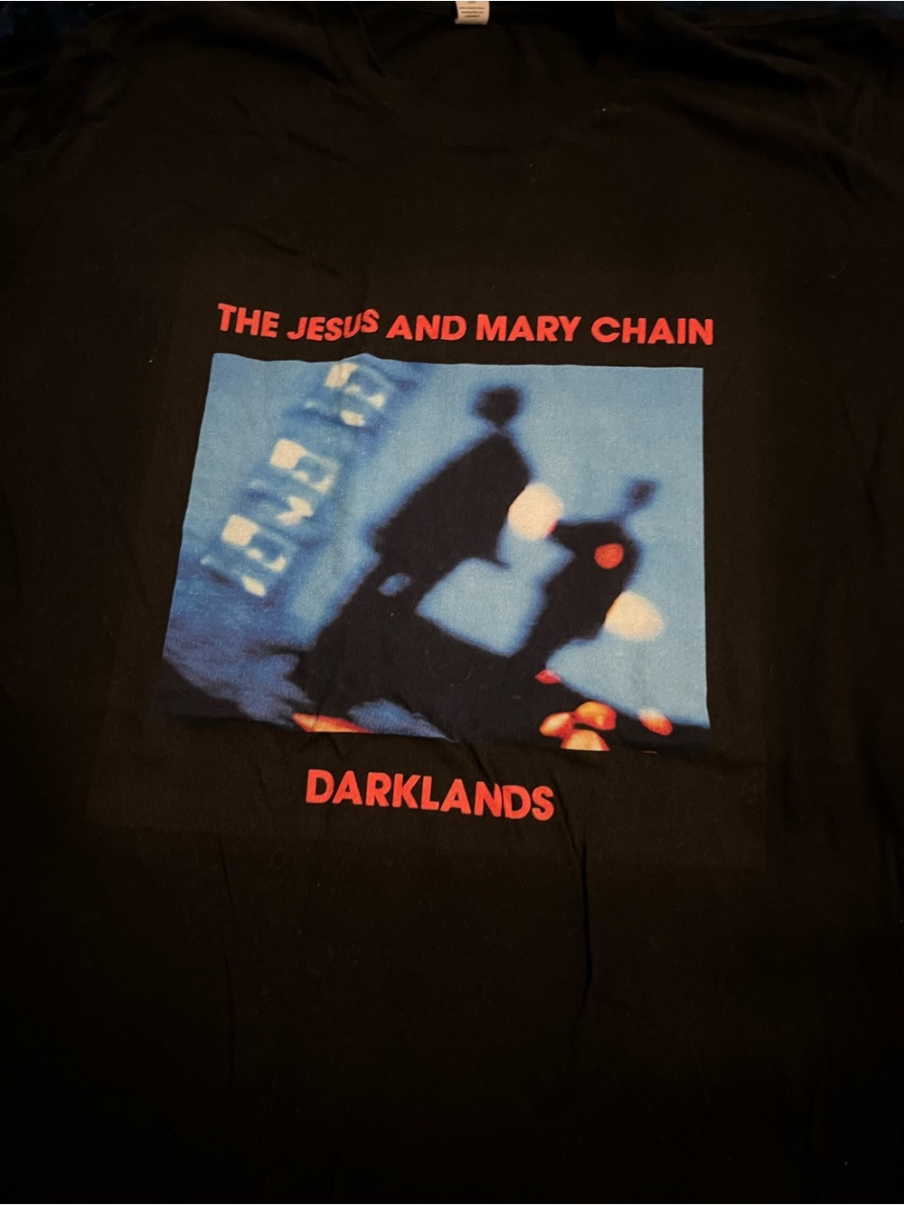 🎸2/$40 The Jesus and Mary Chain "Darklands" Black Graphic Tee unisex Bnwot